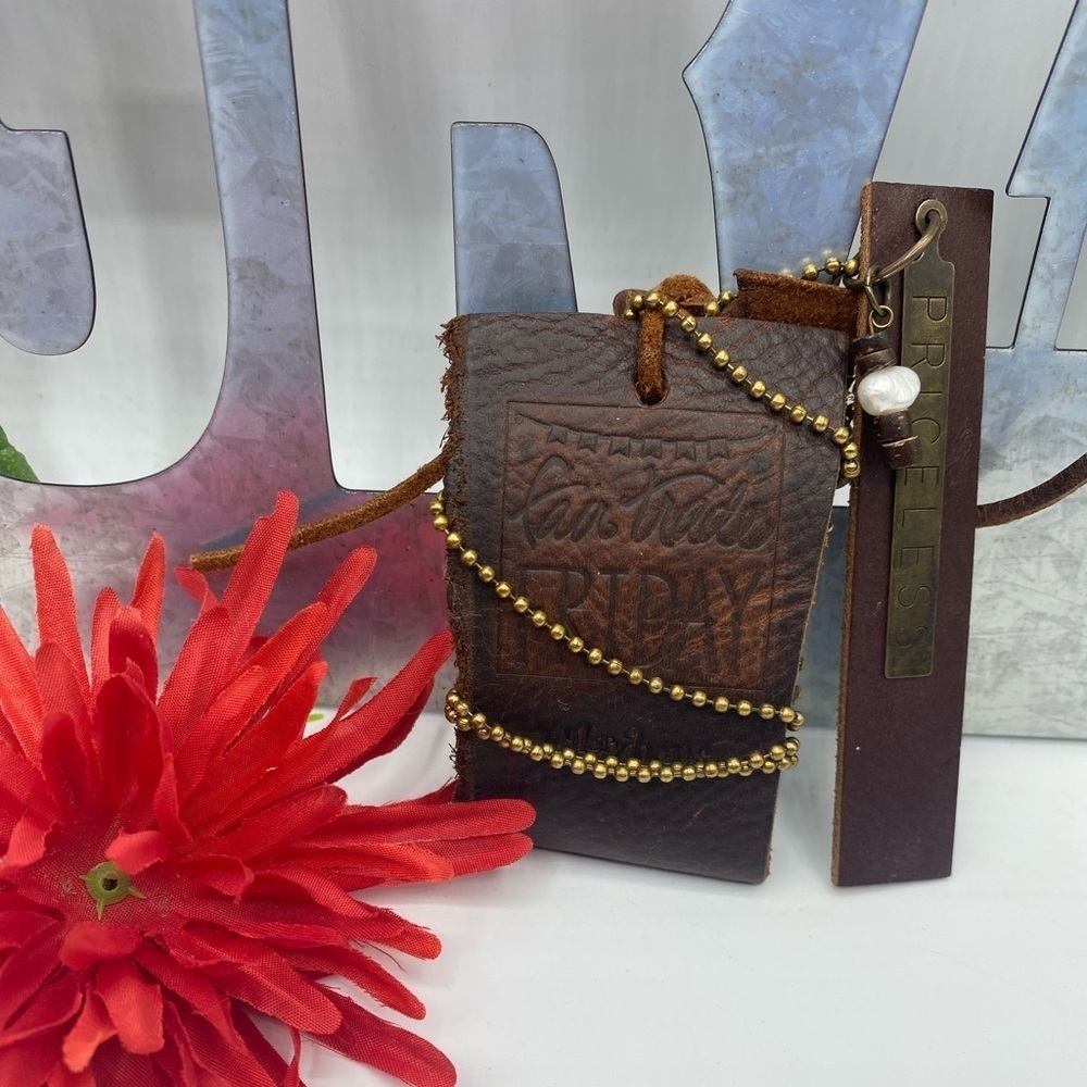 Glory Haus Leather Priceless Necklace